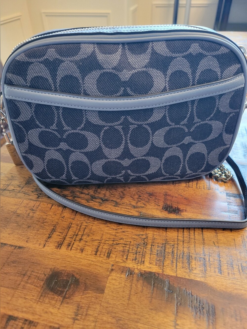 Coach Isla Chain Crossbody In Signature Denim - Picture 4 of 13